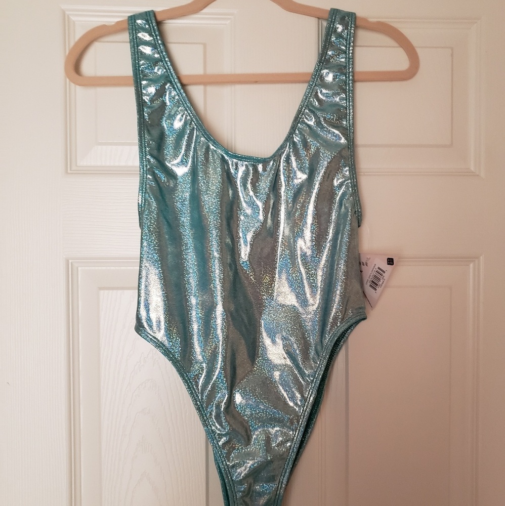 Nwt highcut teal swimsuit
